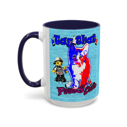 tag that - Accent Mug (faded blue)