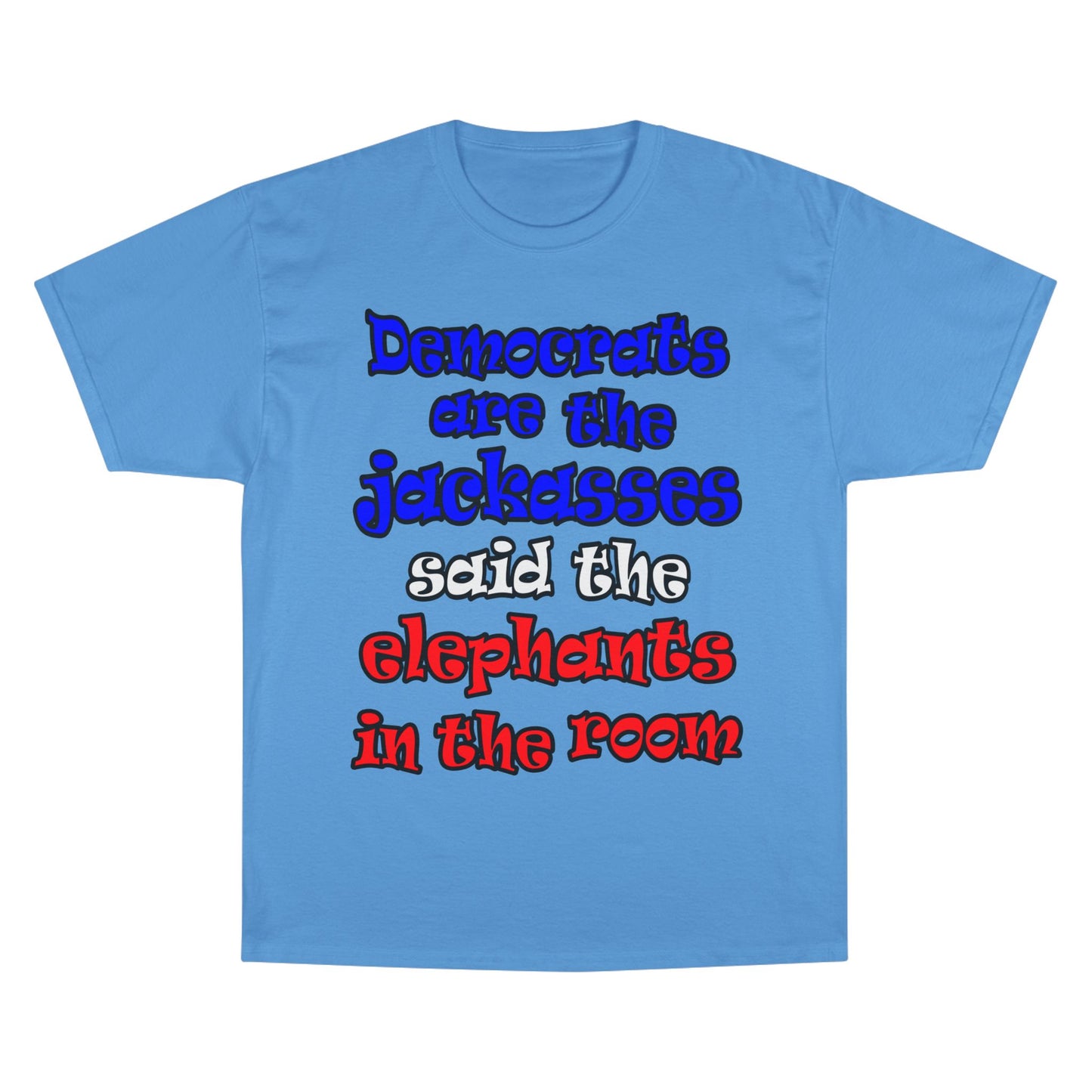 donkeys and elephants - Champion T-Shirt