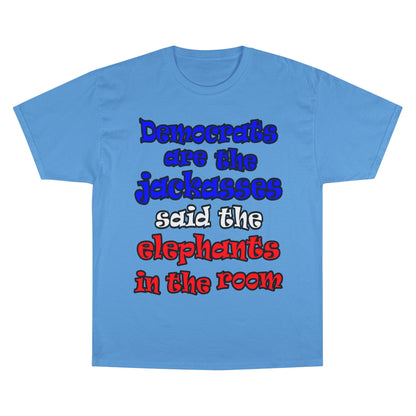 donkeys and elephants - Champion T-Shirt