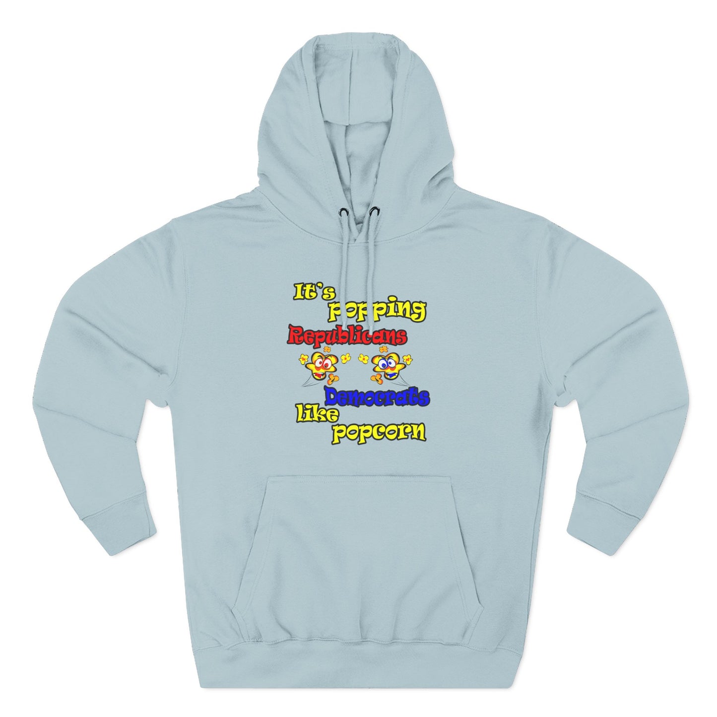 popping like popcorn - Three-Panel Fleece Hoodie