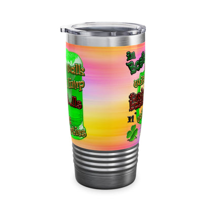 celtics logo - Ringneck Tumbler, 20oz (color blur)
