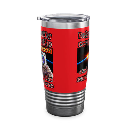 defy conquer reach - Ringneck Tumbler, 20oz (red)