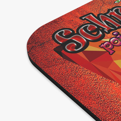 schrodinger's cat - Mouse Pad (Rectangle) (burnt orange)