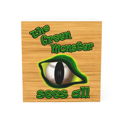 green monster - note cube (butterscotch wood finish)