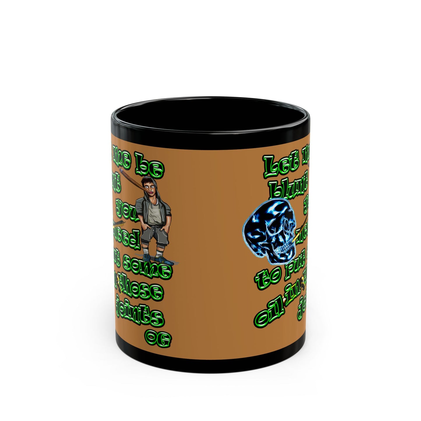 og - Black Mug (light brown)