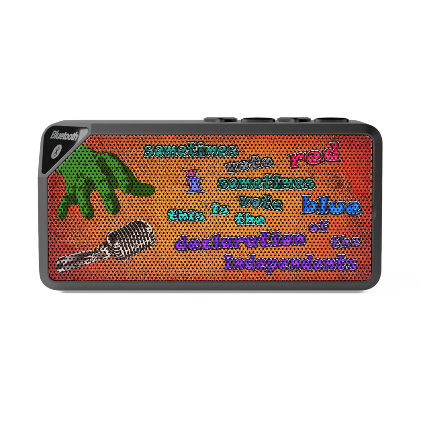 declaration of the independents - Jabba Bluetooth Speaker (burnt orange)