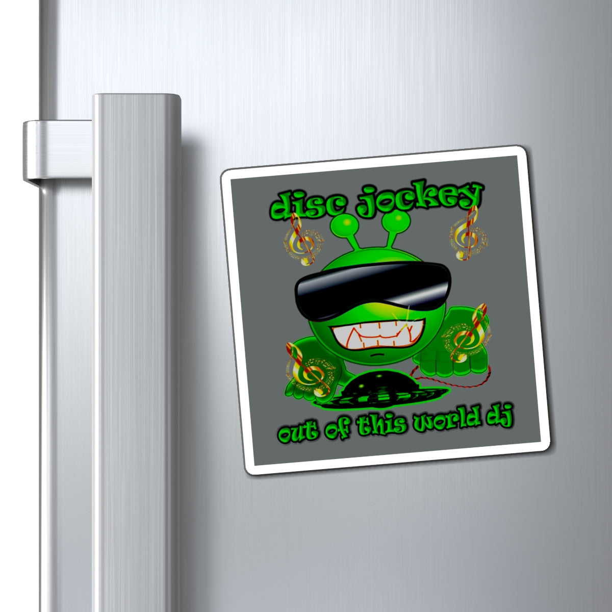 disc jockey - Magnets - (dark grey)
