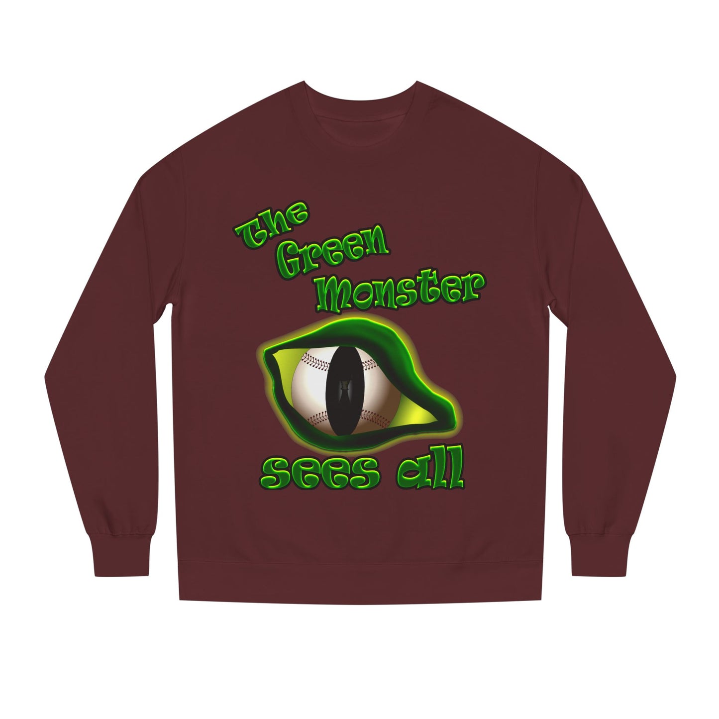 green monster - Unisex Crew Neck Sweatshirt