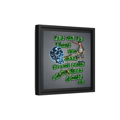 og - framed canvas art (grey-light grey)
