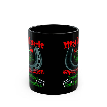 my luck - Black Mug (black)