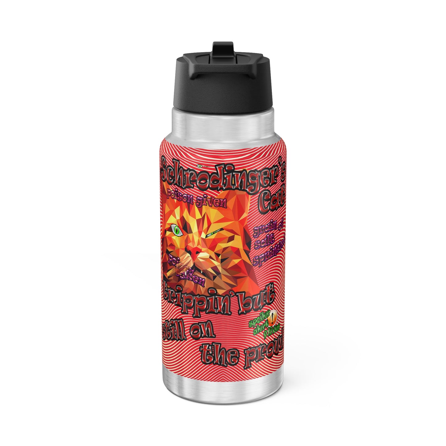 schrodinger's cat - Gator Tumbler, 32oz  (yellow-orange wave)