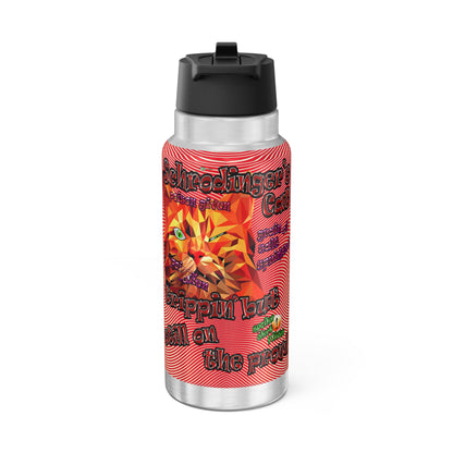 schrodinger's cat - Gator Tumbler, 32oz  (yellow-orange wave)