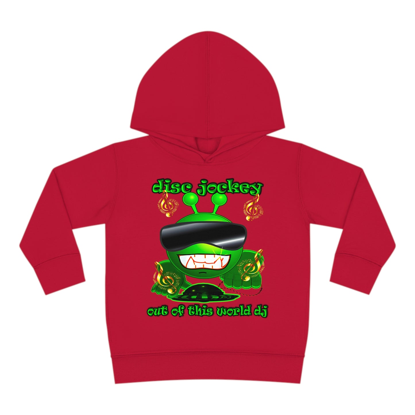 disc jockey - Toddler Pullover Fleece Hoodie
