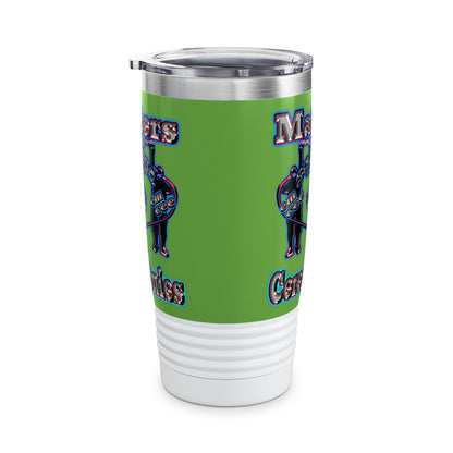 em cee squared - Ringneck Tumbler, 20oz (green)