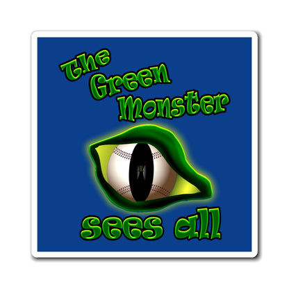 green monster - Magnets - (dark blue)