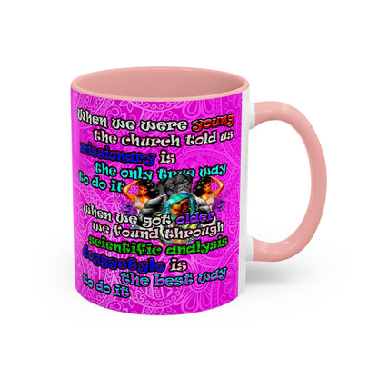 doggystyle - Accent Mug (pink swirl)
