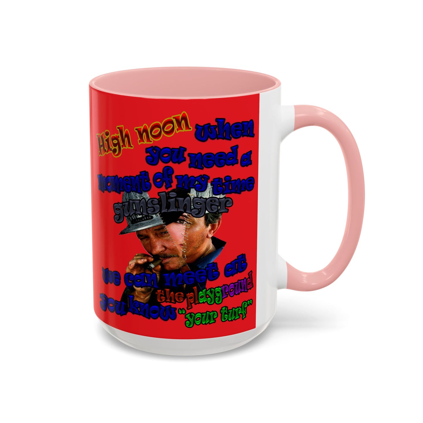 high noon - Accent Mug (red)