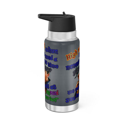 high noon - Gator Tumbler, 32oz  (grey-light grey)
