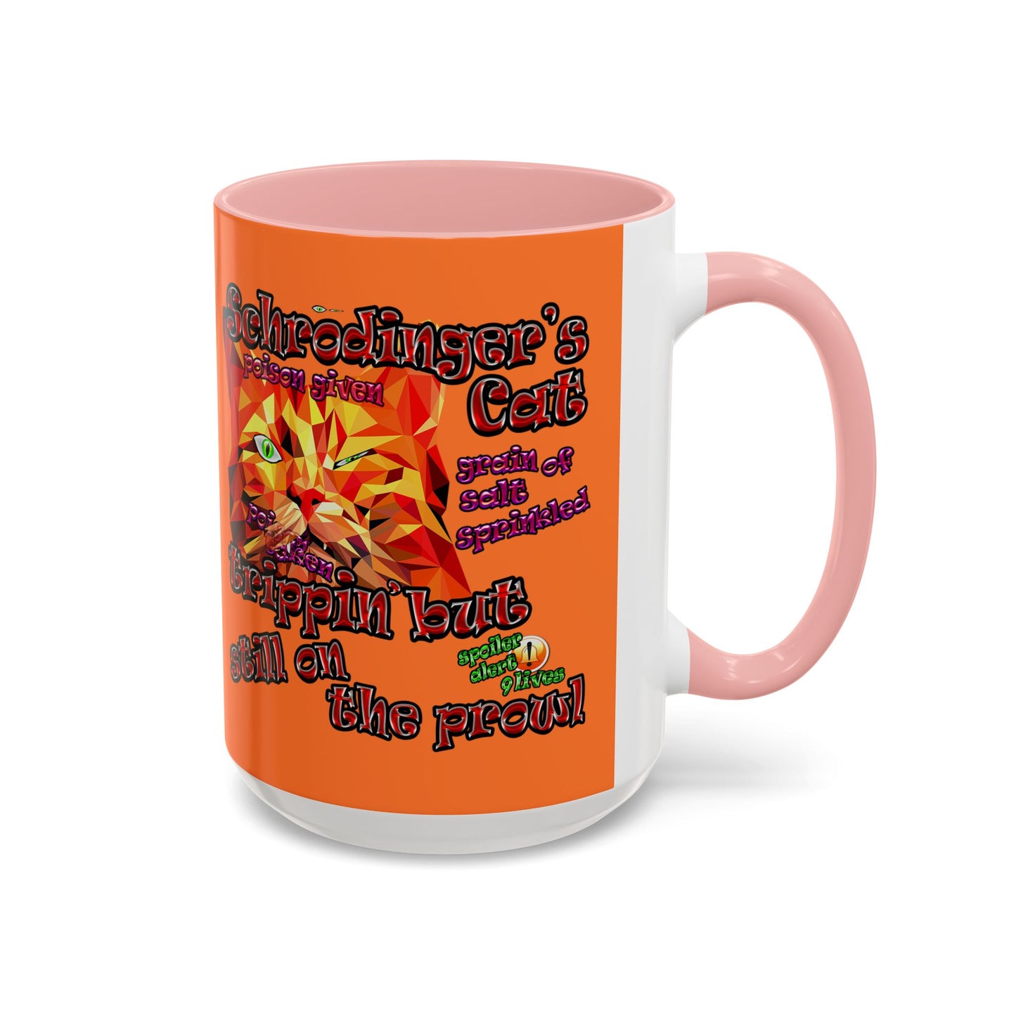 schrodinger's cat - Accent Mug (crusta)