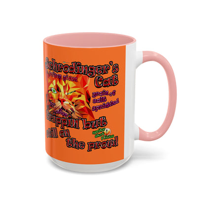 schrodinger's cat - Accent Mug (crusta)