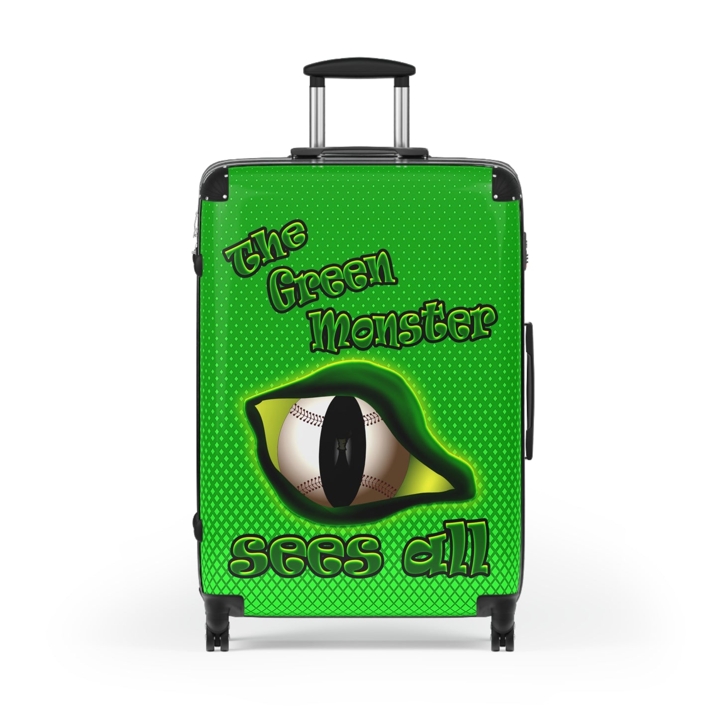 green monster - Suitcase (logo green)