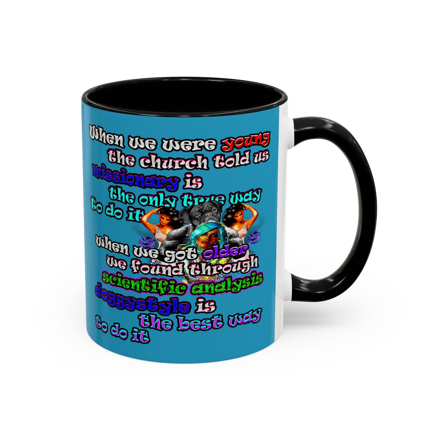 doggystyle - Accent Mug (turquoise)