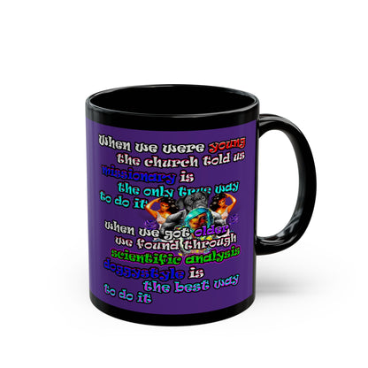 doggystyle - Black Mug (purple)