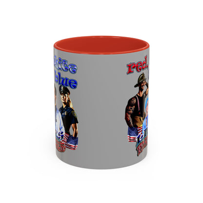 rw&b lives matter - Accent Mug (light grey)