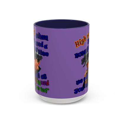 high noon - Accent Mug (light purple)