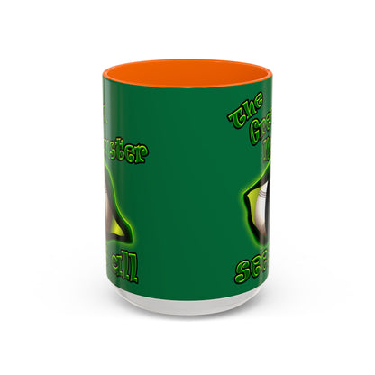 green monster - Accent Mug (dark green)