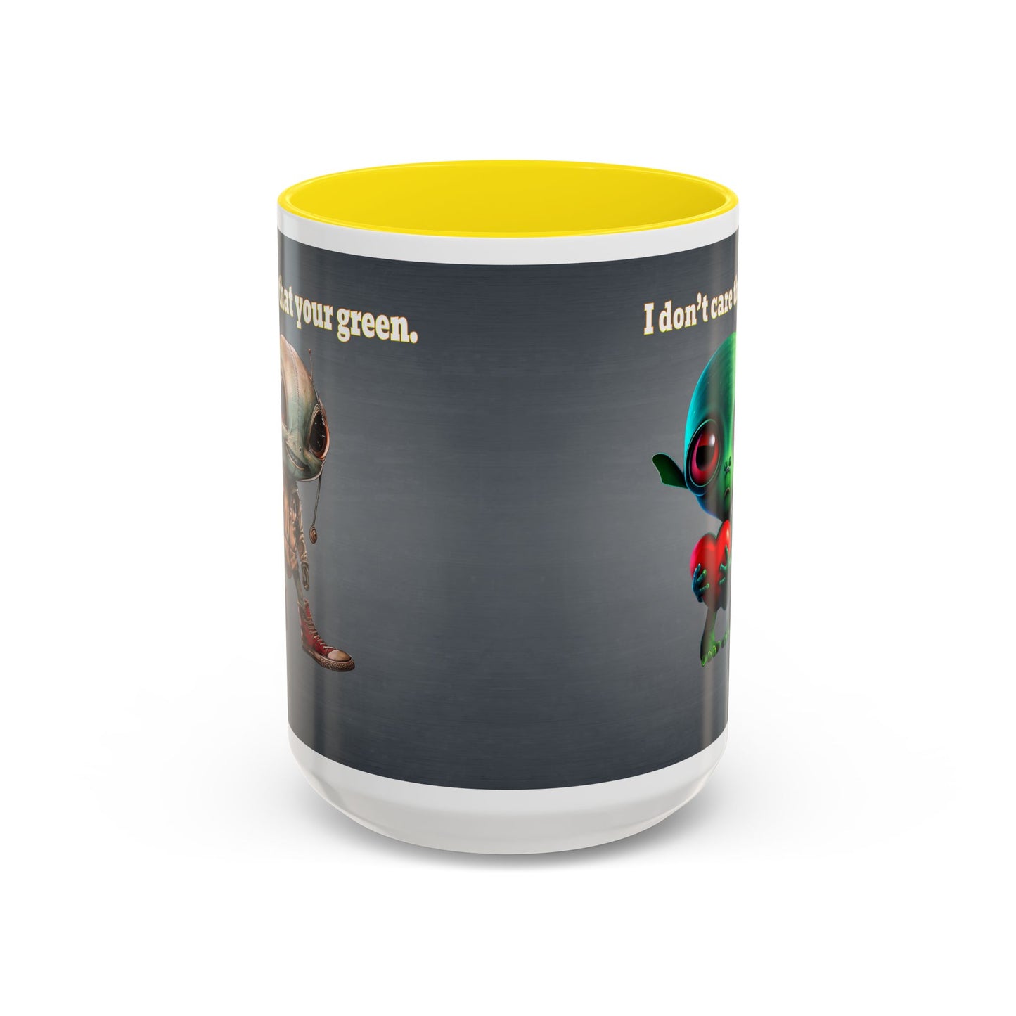 I don't care that your grey - Accent Mug (grey-light grey)