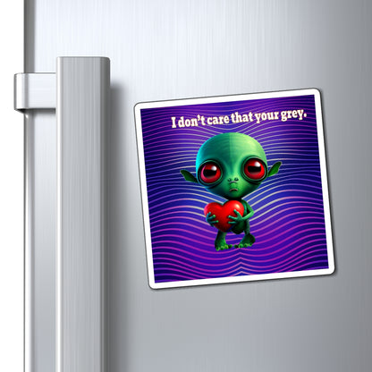 I don't care that your grey - Magnets - (purple wave)