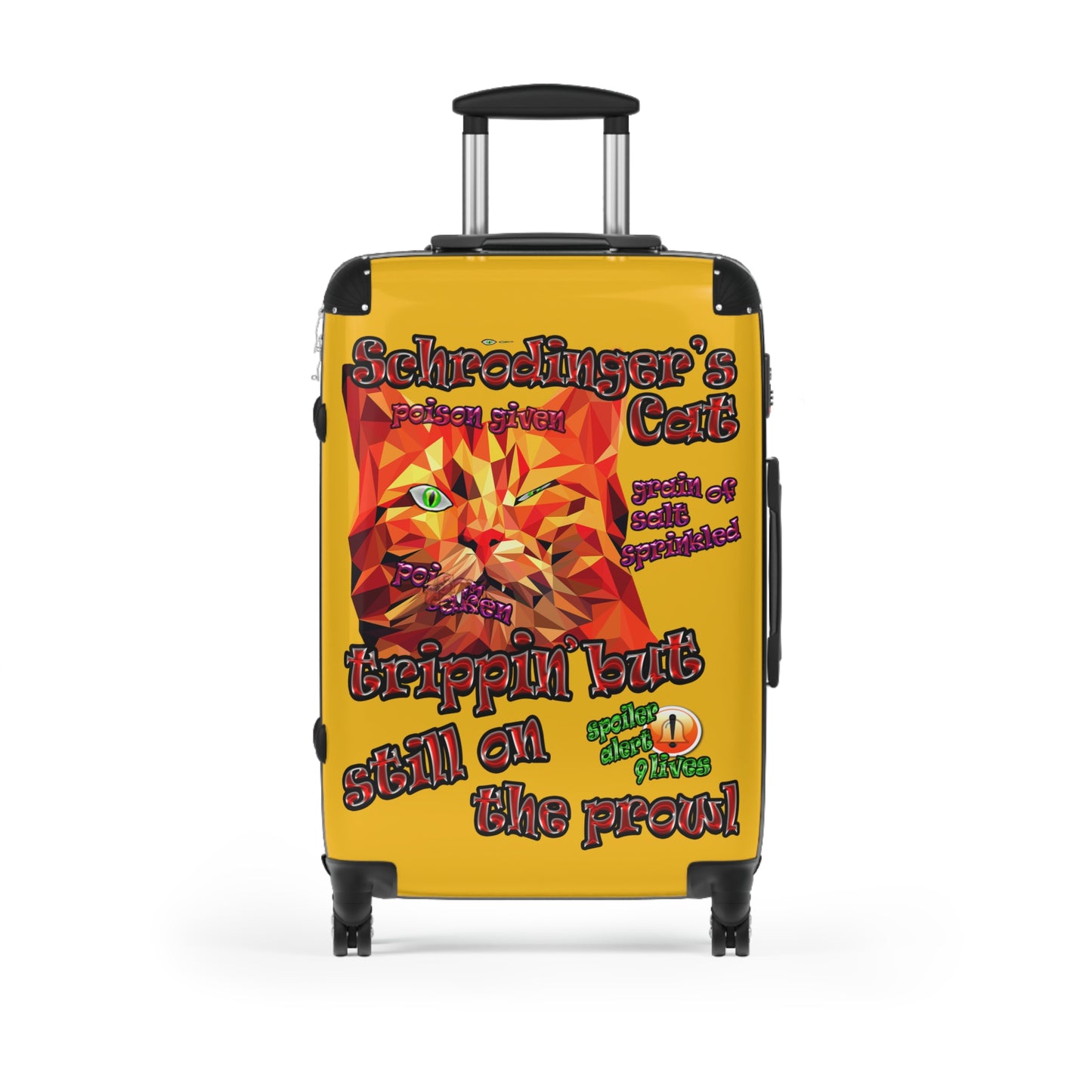 schrodinger's cat - Suitcase (yellow)