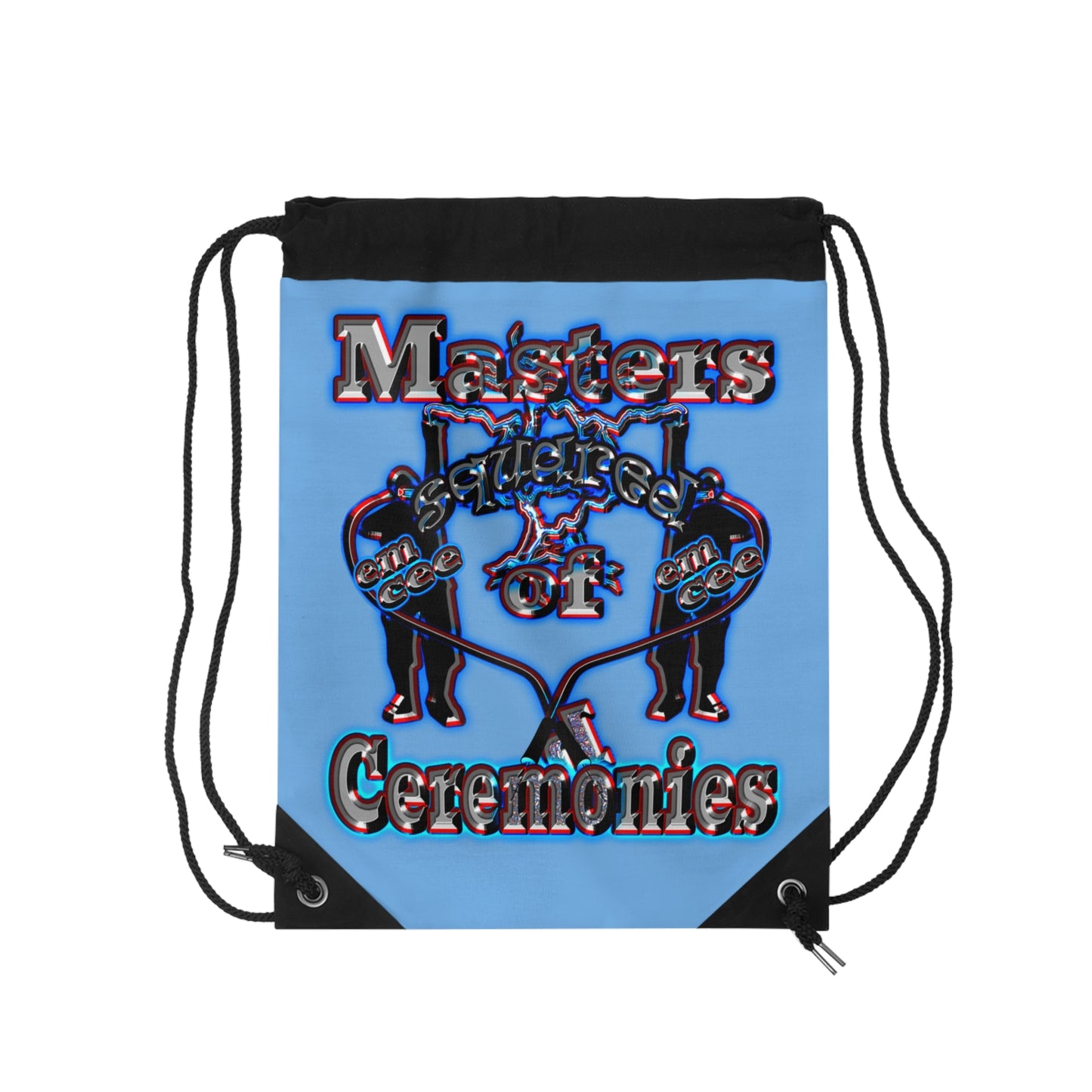 em cee squared - Drawstring Bag (light blue)