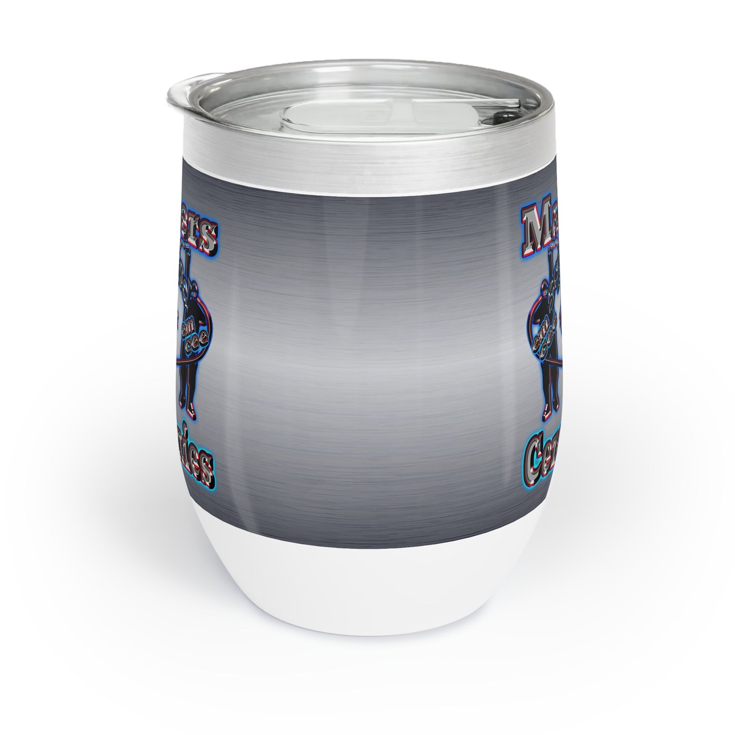 em cee squared - Chill Wine Tumbler (brushed nickel)