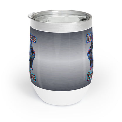 em cee squared - Chill Wine Tumbler (brushed nickel)