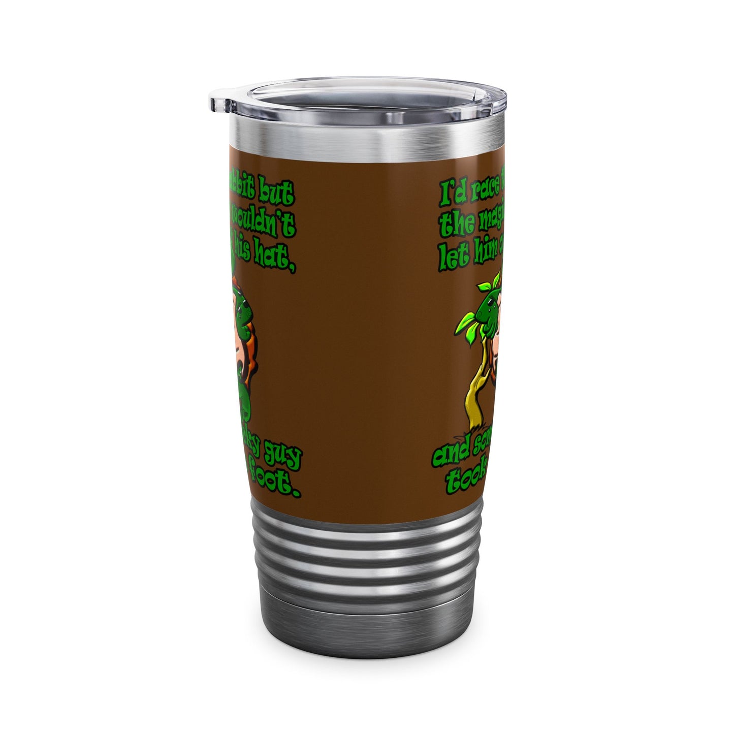 turtle race - Ringneck Tumbler, 20oz (brown)