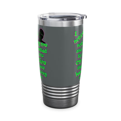 noticed you noticing - Ringneck Tumbler, 20oz (dark grey)
