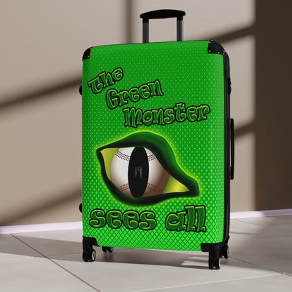 green monster - Suitcase (logo green)