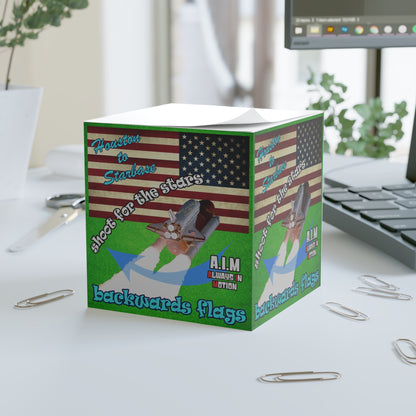 shoot for the stars - note cube (green turf)