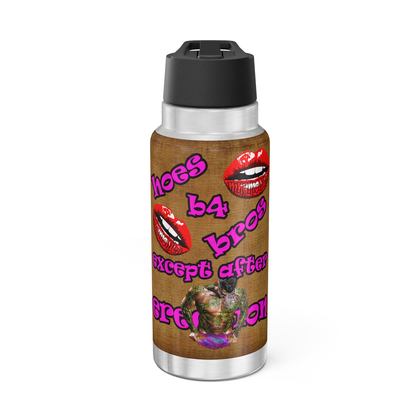 hoes b4 bros - Gator Tumbler, 32oz  (brown papyrus)