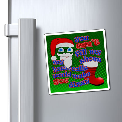 santa's shoes - Magnets - (logo green)