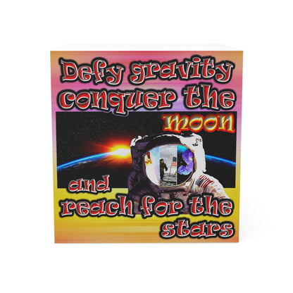 defy conquer reach - note cube (color blur)