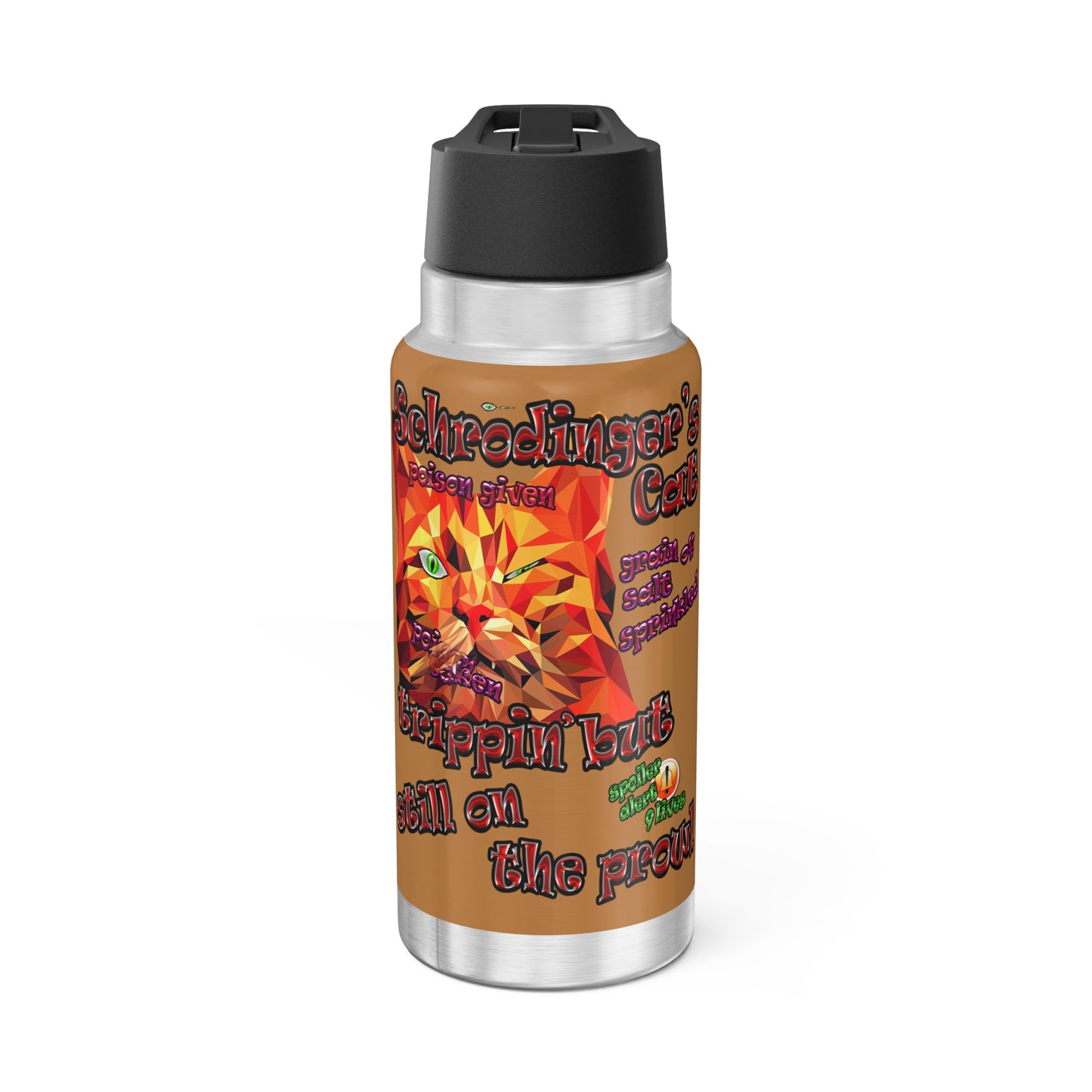 schrodinger's cat - Gator Tumbler, 32oz (light brown)