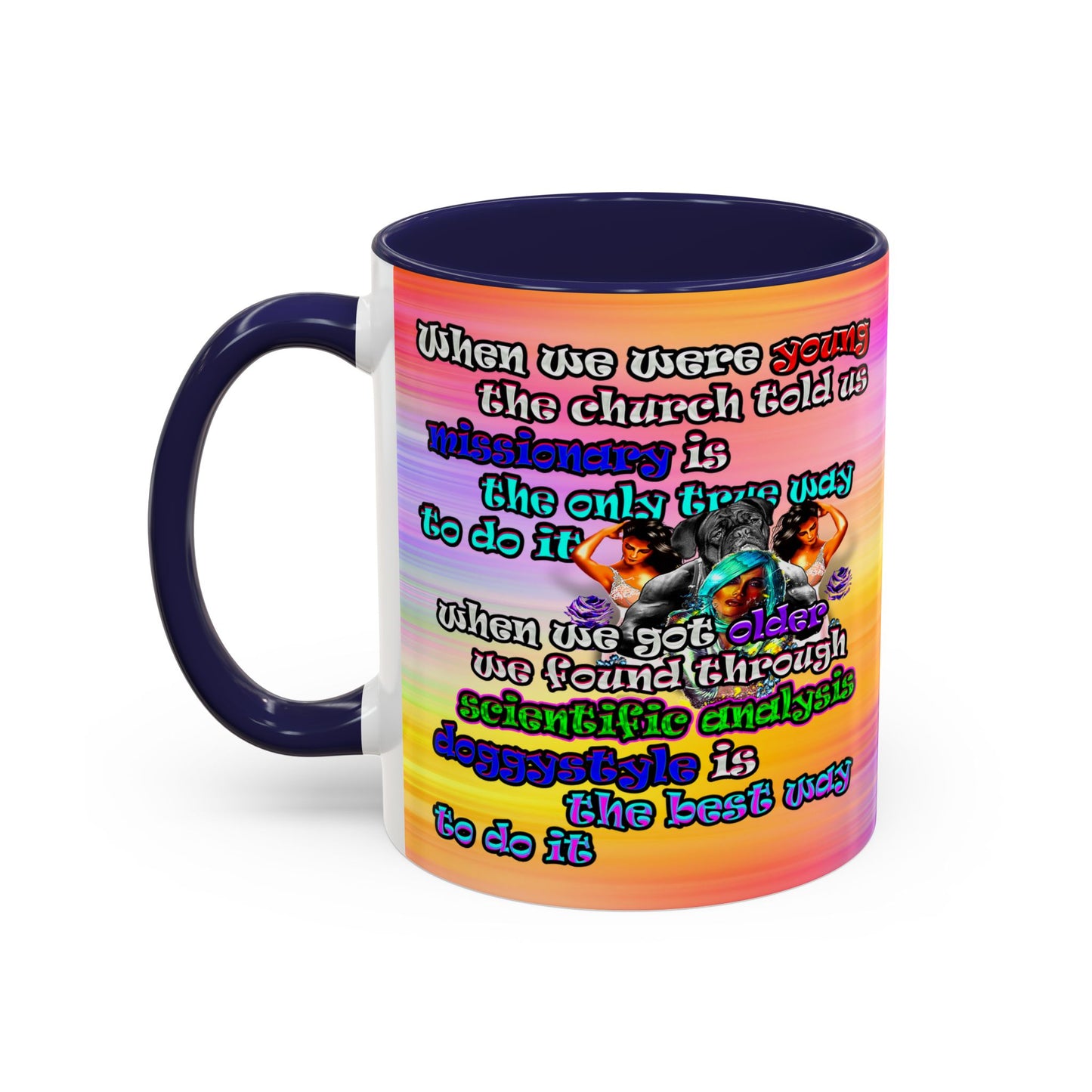 doggystyle - Accent Mug (color blur)