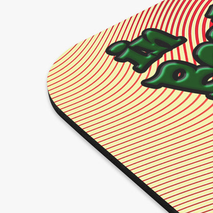 celtics logo - Mouse Pad (Rectangle) (yellow-orange wave)