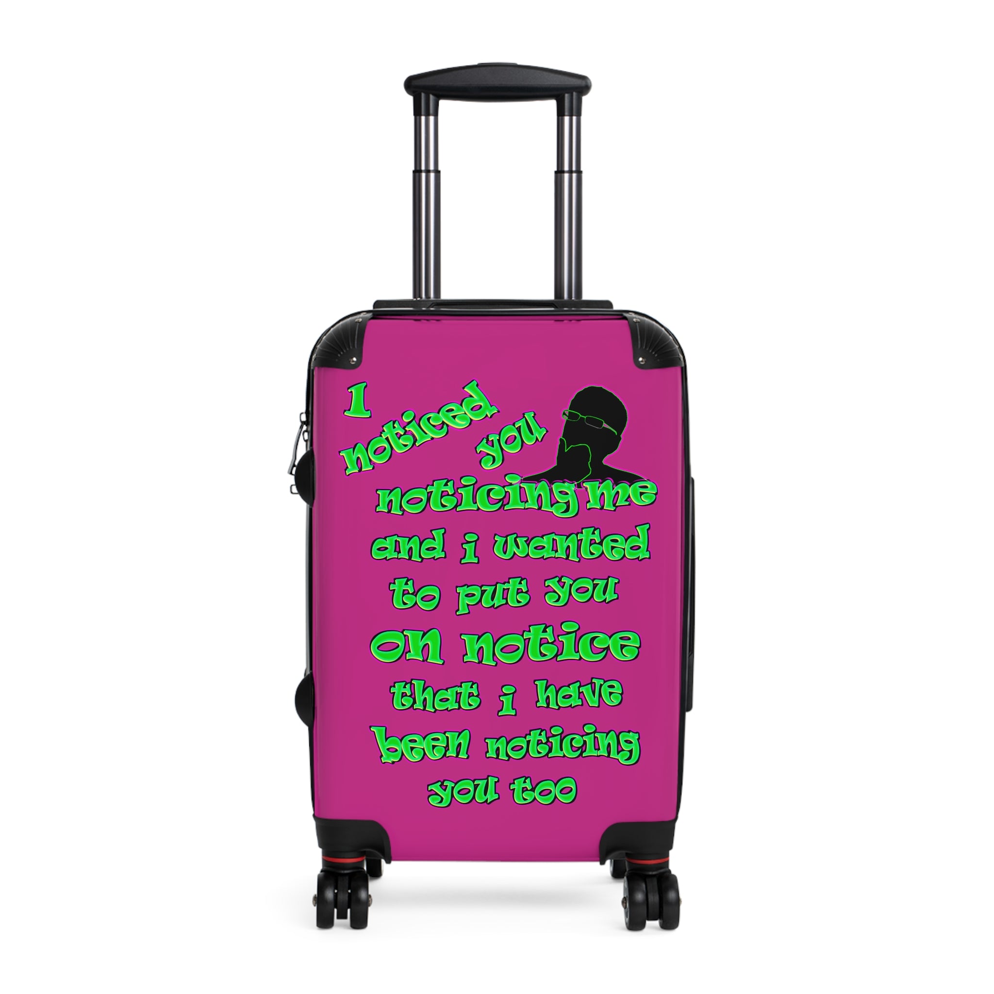 noticed you noticing - Suitcase (pink)