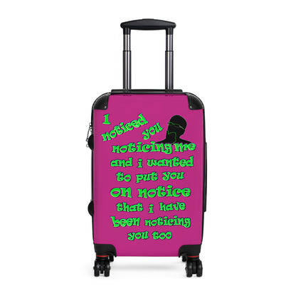 noticed you noticing - Suitcase (pink)