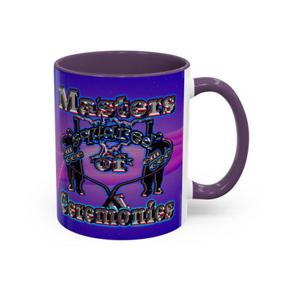 em cee squared - Accent Mug (purple-pink wave)