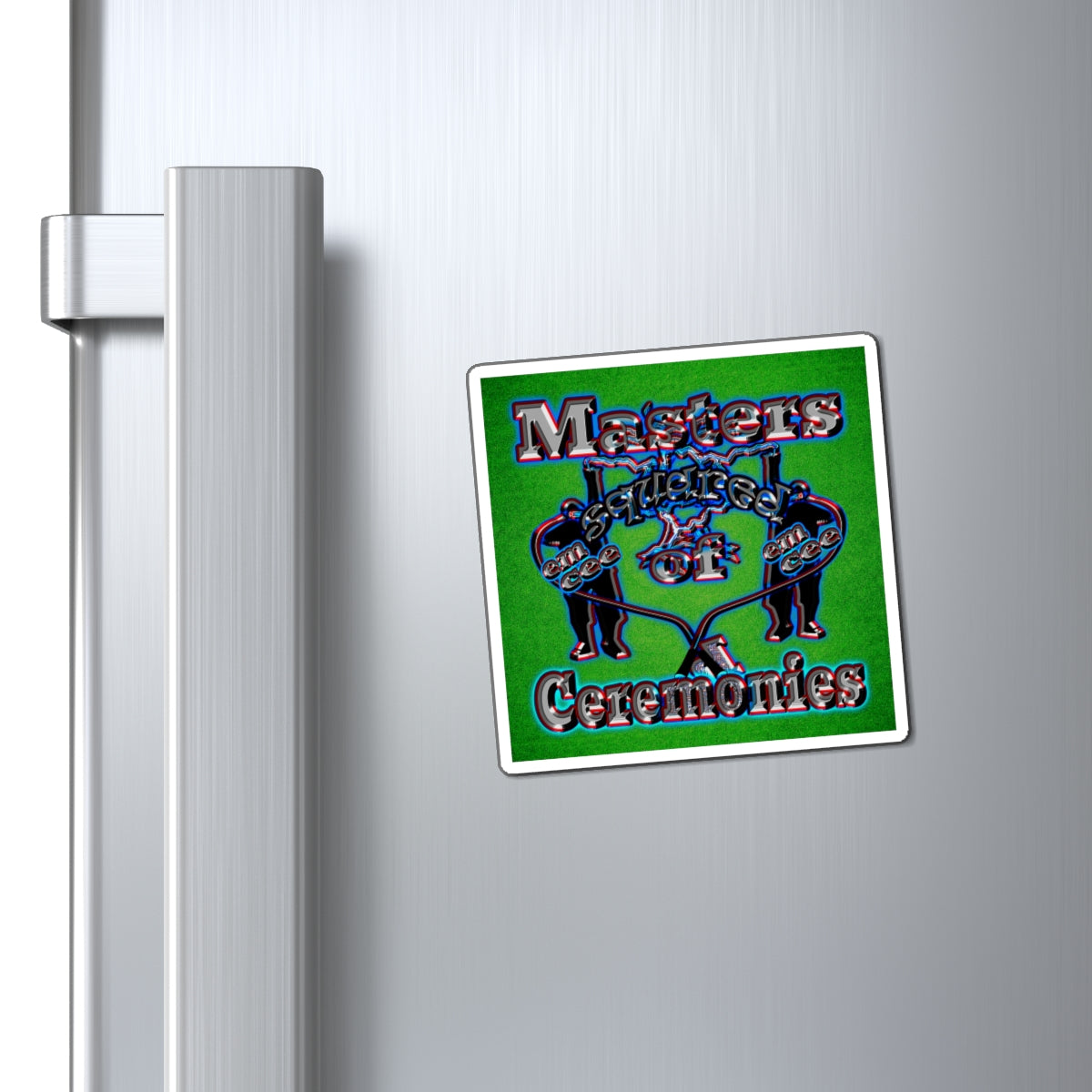 em cee squared - Magnets - (green turf)